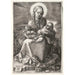 Reproductie van het schilderij De Maagd met Kind in doeken - Albrecht Dürer