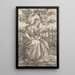 van het Beeld van de Maagd Maria gekroond door twee engelen - Albrecht Dürer — ingelijst kunstwerk aan de muur