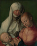 Maagd met Kind met Sint Anna - Albrecht Dürer — weergave van het kunstwerk
