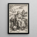 Het Heilige Maagd en het Kind met de aap - Albrecht Dürer — ingelijst kunstwerk aan de muur