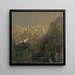 Landscape Album Painting, Sheet 1 - Wang Gai — framed artwork on a wall