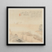 Album of Landscapes Sheet 8 - Wang Gai — framed artwork on a wall