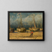 Visboten aan de kust - Aleksander Gierymski — ingelijst kunstwerk aan de muur