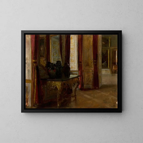 Binnen - Aleksander Gierymski — ingelijst kunstwerk aan de muur