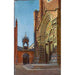 Reproductie van het schilderij Portaal van de Sint-Anastasiakerk in Verona - Aleksander Gierymski
