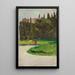 Reproductie van het schilderij Esquisse van de Villa d'Este in Tivoli - Aleksander Gierymski