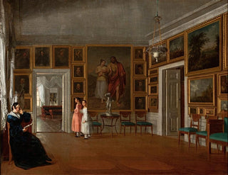 Aleksander Kokular - Interior of the living room in the artists house.webp