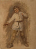 Jongen op het platteland - Aleksander Kotsis — weergave van het kunstwerk