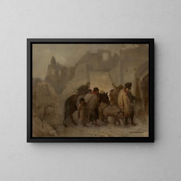 Gitanos - Aleksander Kotsis — ingelijst kunstwerk aan de muur