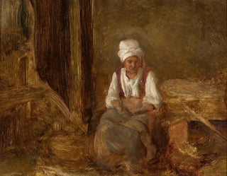 Aleksander Kotsis - Old woman indoors.webp