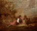 Pastorale scène - Aleksander Kotsis — weergave van het kunstwerk