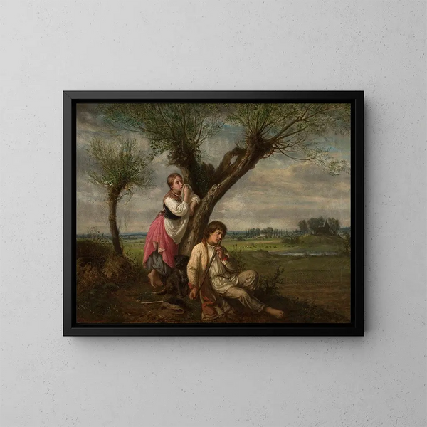 Lente - Aleksander Kotsis — ingelijst kunstwerk aan de muur