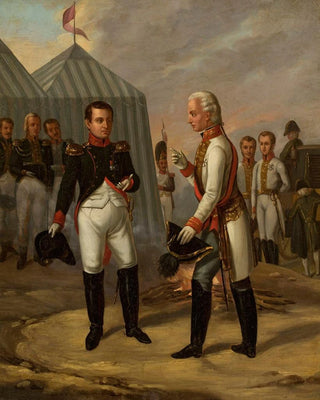 Aleksander Stankiewicz - Napoleon and Francis II after the Battle of Austerlitz.webp