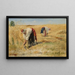 oogst - Aleksander W. Makowski — ingelijst kunstwerk aan de muur
