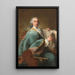 Reproductie van het schilderij Portret van een musicus - Alessandro Longhi