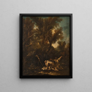 Alessandro Magnasco - Landscape with two Repentant Monks.webp