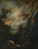 van Saint Jérôme dans un paysage - Alessandro Magnasco — weergave van het kunstwerk