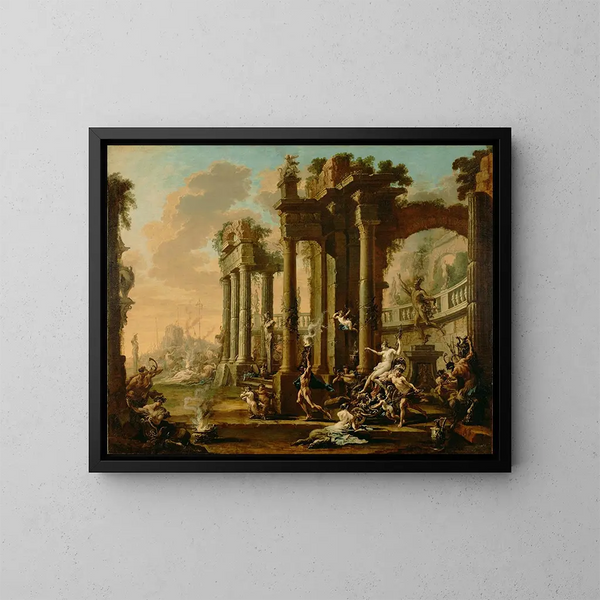 Het Triomf van Venus - Alessandro Magnasco — ingelijst kunstwerk aan de muur