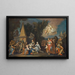 De vertrek van Aeneas uit Carthago - Alessandro Marchesini — ingelijst kunstwerk aan de muur