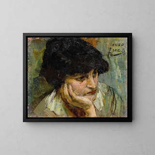 Alessandro Milesi - Ritratto femminile.webp