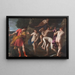 Diane en Actéon - Alessandro Turchi — ingelijst kunstwerk aan de muur