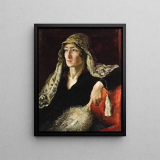 Alexander Aleksandrovich Osmerkin - Portrait of ET Barkova.webp