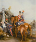 L'officier charmant - Alexander Bogdanovitch Villevalde — weergave van het kunstwerk