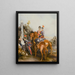 L'officier charmant - Alexander Bogdanovitch Villevalde — ingelijst kunstwerk aan de muur