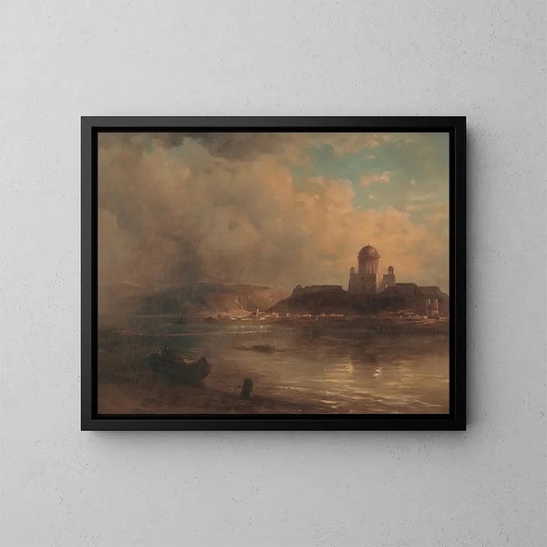 Basiliek van Esztergom - Alexander Brodszky — ingelijst kunstwerk aan de muur
