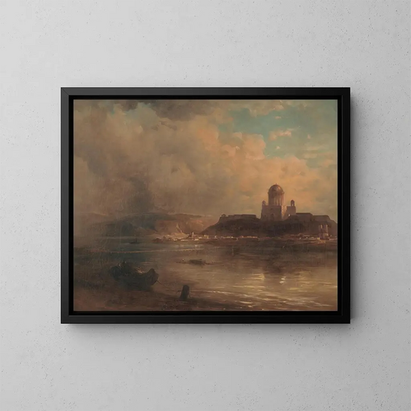 Basiliek van Ostrihom - Alexander Brodszky — ingelijst kunstwerk aan de muur