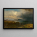 Storm on Lake Balaton - Alexander Brodszky — framed artwork on a wall