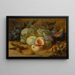 Natuurlijke stilte met perziken en vijgen - Alexander Coosemans — ingelijst kunstwerk aan de muur