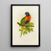 Lori des montagnes bleues - Alexander Francis Lydon — framed artwork on a wall
