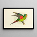 Perruche rapide ou Loriquet - Alexander Francis Lydon — framed artwork on a wall