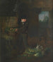 Jongen voedt konijnen - Alexander George Fraser — weergave van het kunstwerk