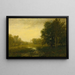 Een zomerdag - Alexander Helwig Wyant — ingelijst kunstwerk aan de muur