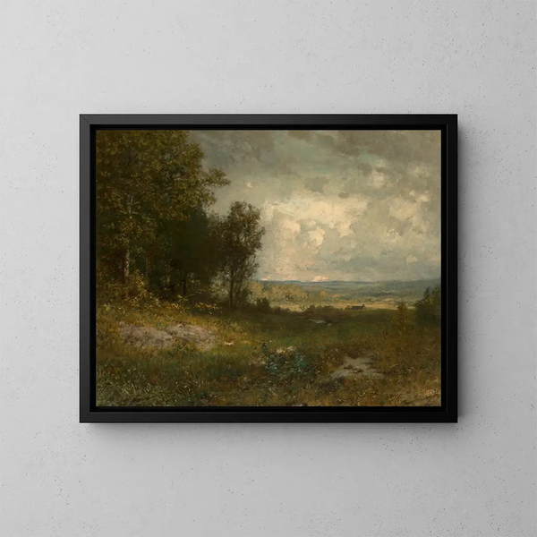 Einde van de zomer - Alexander Helwig Wyant — ingelijst kunstwerk aan de muur