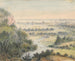 New Haven vanaf East Rock - Alexander Jackson Davis — weergave van het kunstwerk