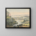 New Haven vanaf East Rock - Alexander Jackson Davis — ingelijst kunstwerk aan de muur