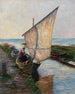 Sailing Ship Painting Holland - Alexander Koester — artwork view