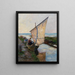 Sailing Ship Painting Holland - Alexander Koester — framed artwork on a wall