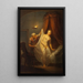 Na het bad - Alexander Laurus — ingelijst kunstwerk aan de muur