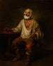 Man drinkt wijn - Alexander Laurus — weergave van het kunstwerk