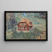 Huis - Alexander Pock — ingelijst kunstwerk aan de muur