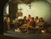 Een feest in een Romeins taverne - Alexander Rizzoni — weergave van het kunstwerk