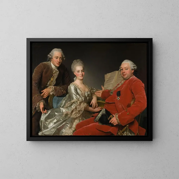 John Jennings, Esq., zoon van zijn broer en zijn schoonzus - Alexander Roslin — ingelijst kunstwerk aan de muur