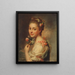 Portret van de echtgenote van de kunstenaar Marie Suzanne née Giroust - Alexander Roslin — ingelijst kunstwerk aan de muur