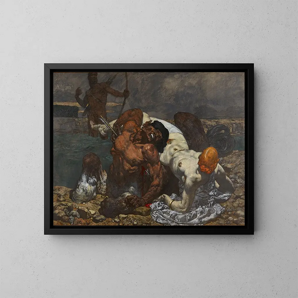 Nessus - Alexander Rothaug — ingelijst kunstwerk aan de muur