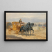 La Calèche de la Cour - Alexander von Bensa — ingelijst kunstwerk aan de muur