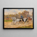 Motif of the Prater near Vienna - Alexander von Bensa — framed artwork on a wall
